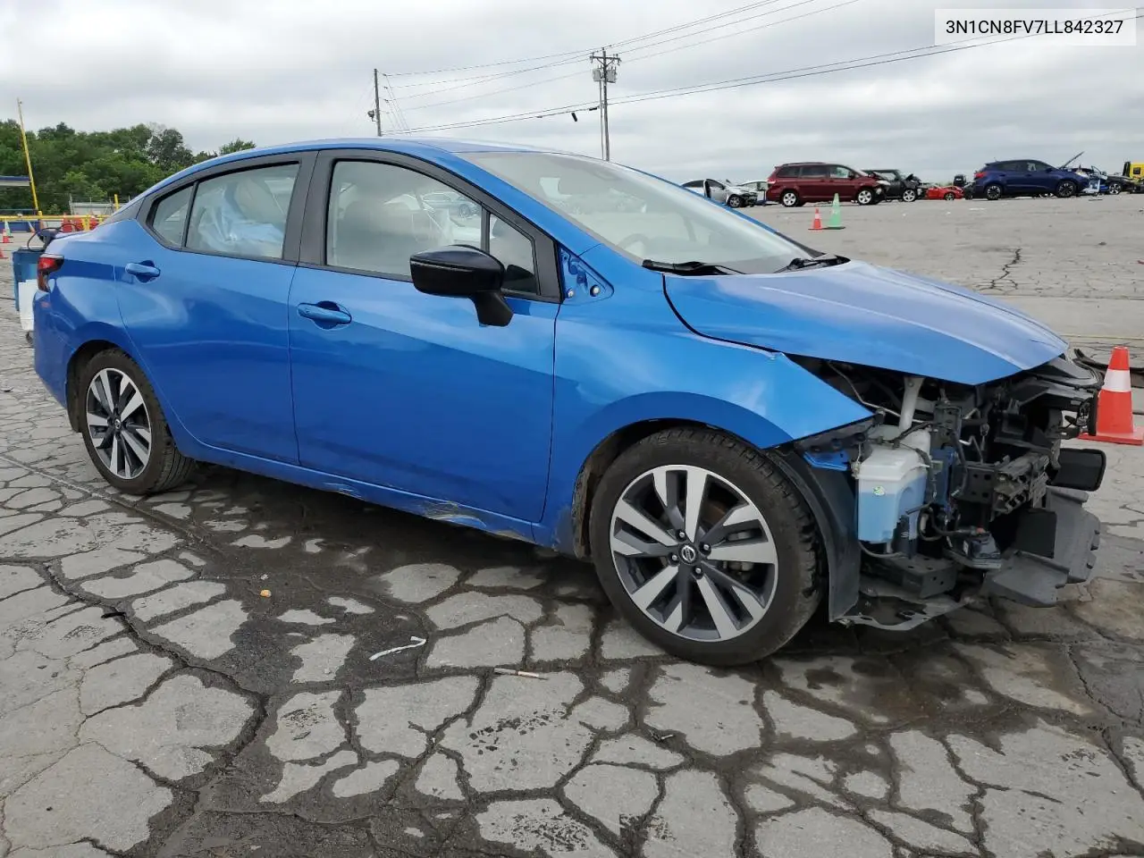 2020 Nissan Versa Sr VIN: 3N1CN8FV7LL842327 Lot: 56520295