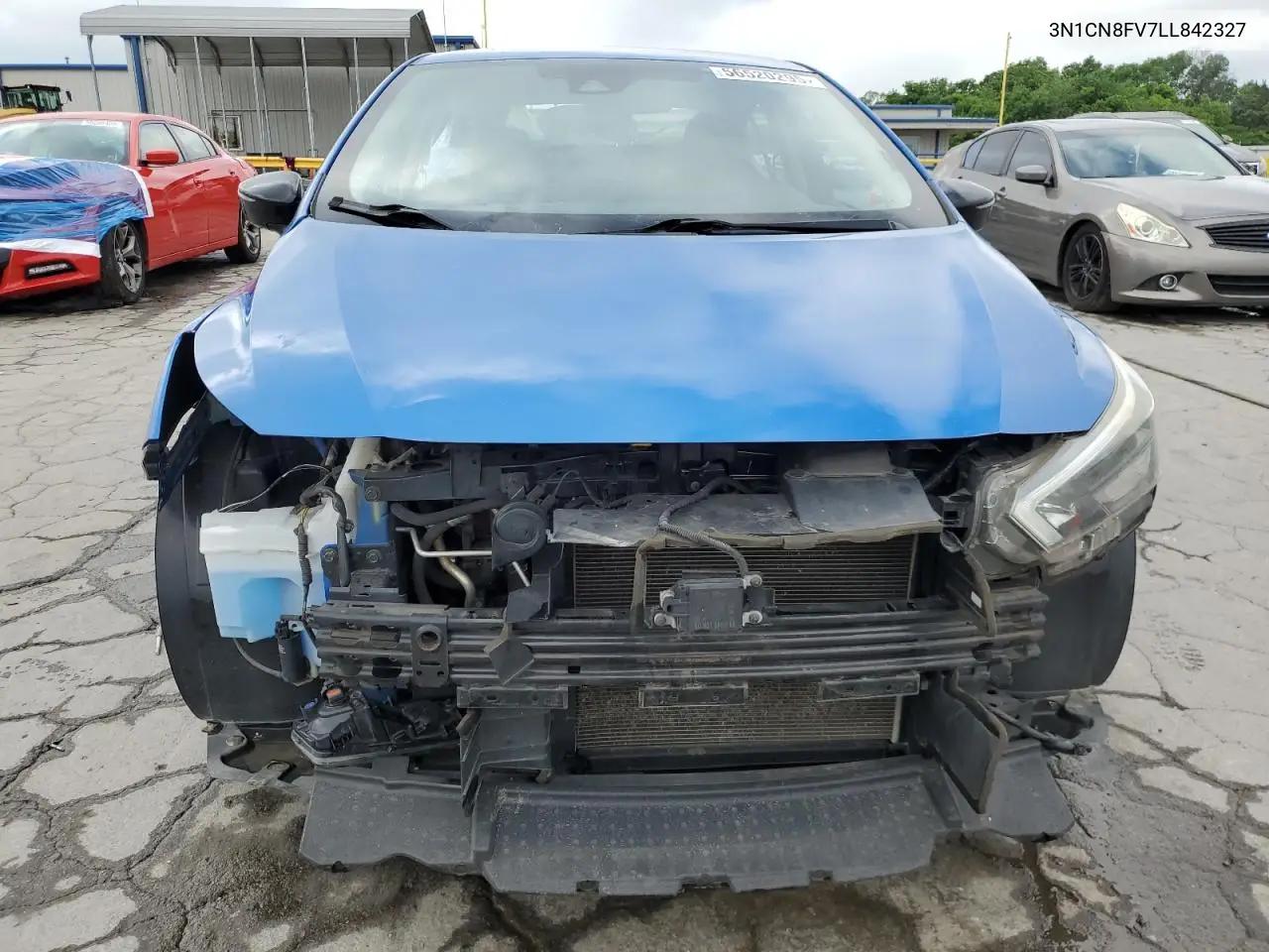 2020 Nissan Versa Sr VIN: 3N1CN8FV7LL842327 Lot: 56520295