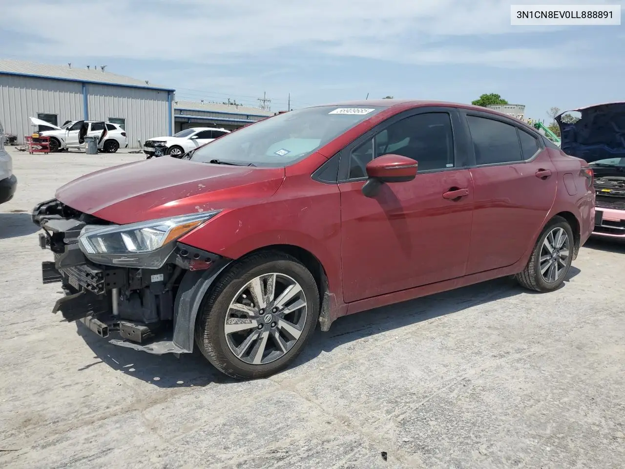 2020 Nissan Versa Sv VIN: 3N1CN8EV0LL888891 Lot: 56909685