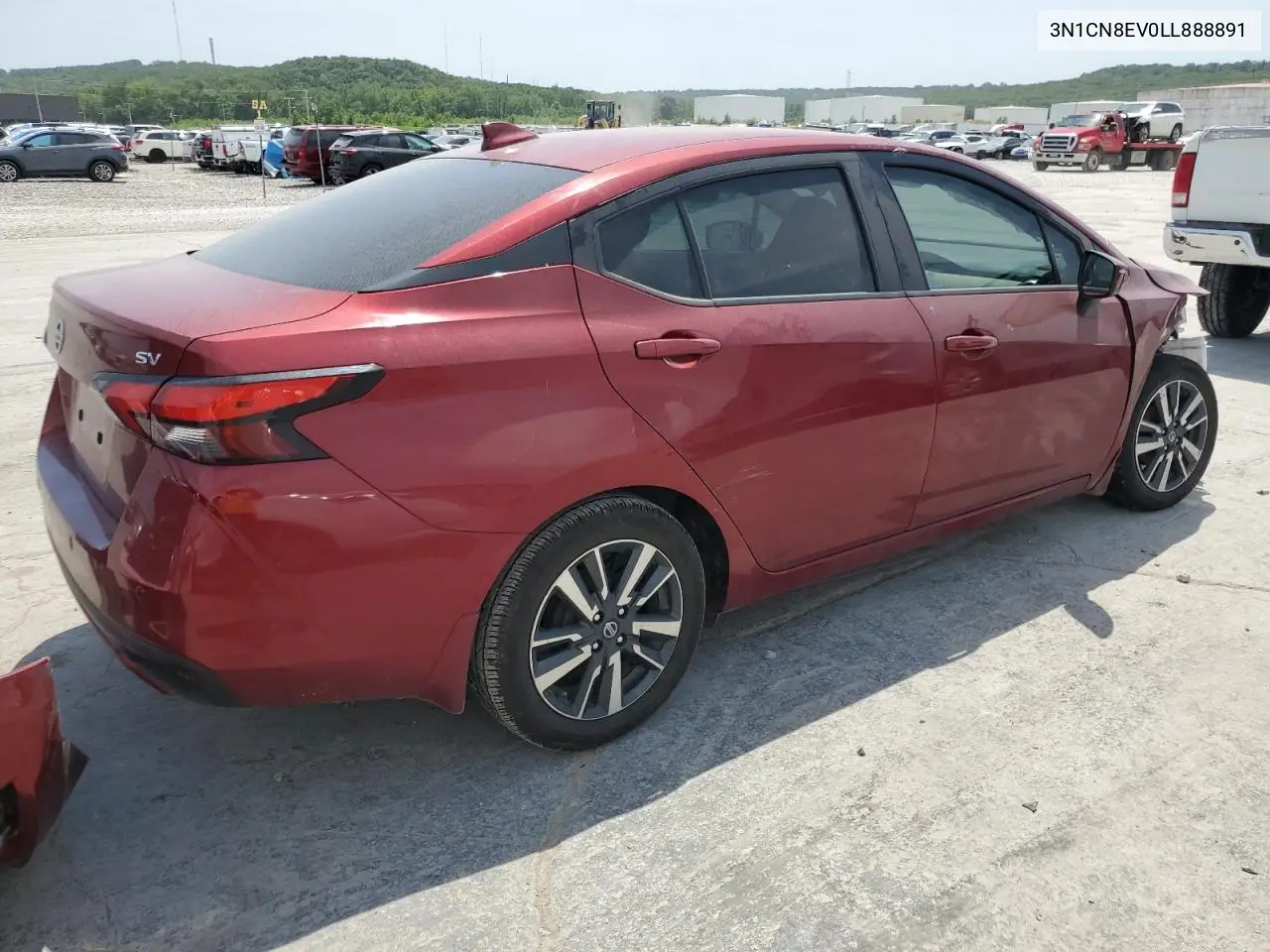 2020 Nissan Versa Sv VIN: 3N1CN8EV0LL888891 Lot: 56909685