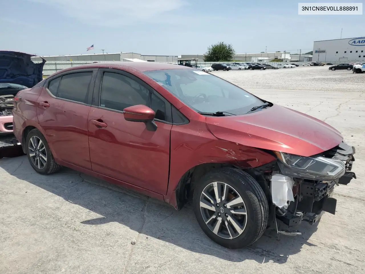 2020 Nissan Versa Sv VIN: 3N1CN8EV0LL888891 Lot: 56909685