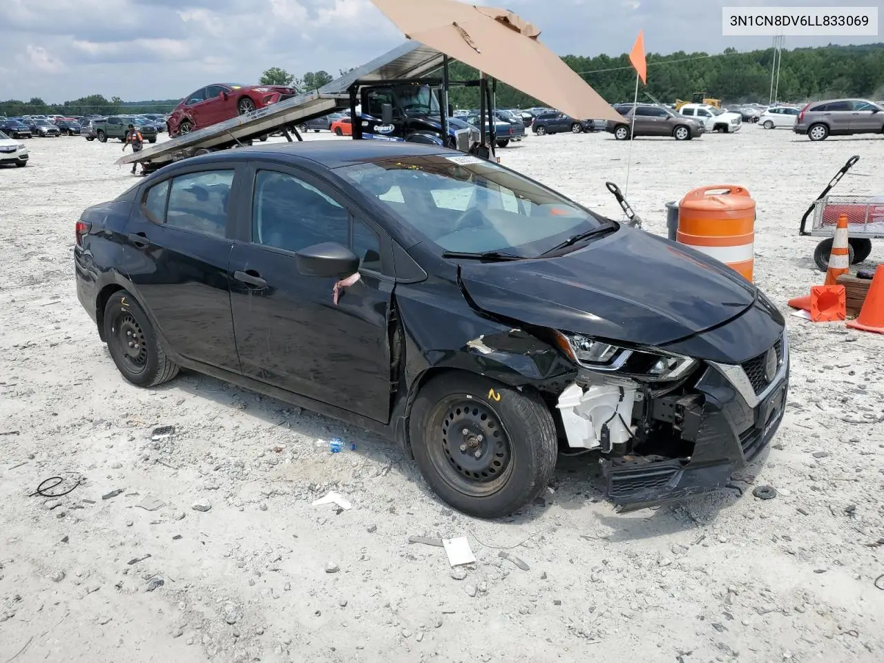 2020 Nissan Versa S VIN: 3N1CN8DV6LL833069 Lot: 62650735