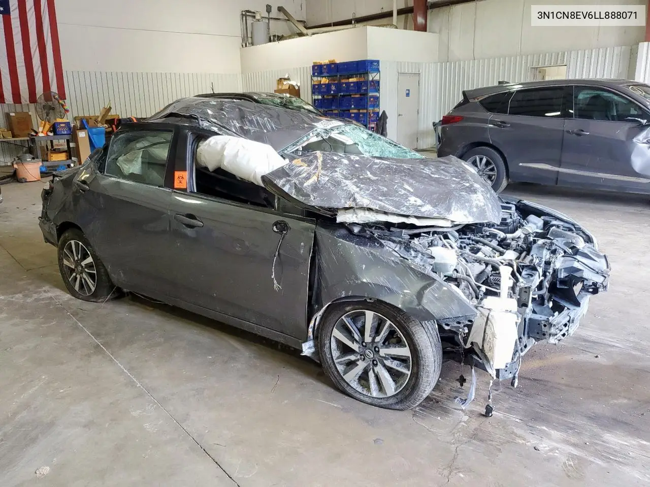 2020 Nissan Versa Sv VIN: 3N1CN8EV6LL888071 Lot: 62698355