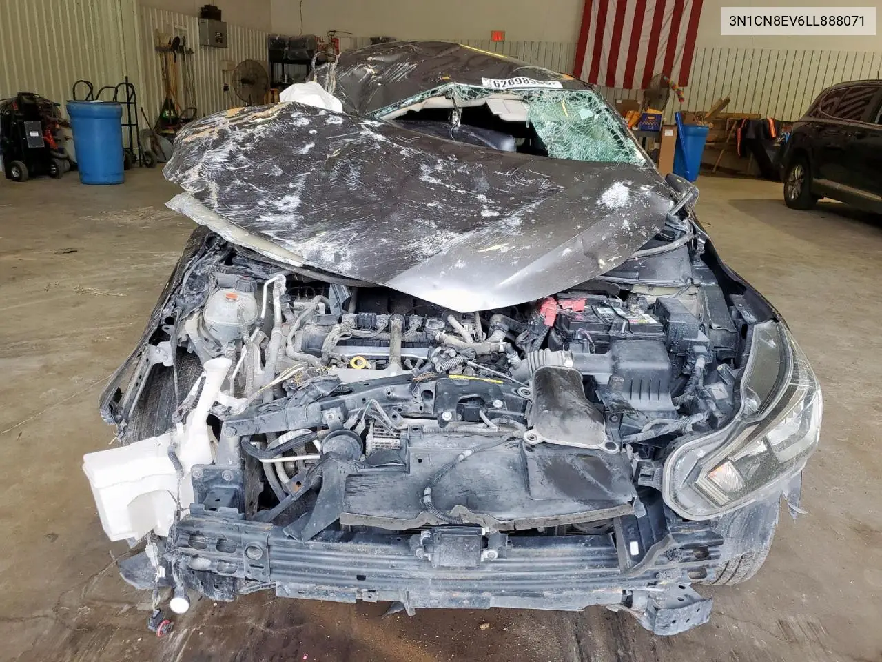 2020 Nissan Versa Sv VIN: 3N1CN8EV6LL888071 Lot: 62698355