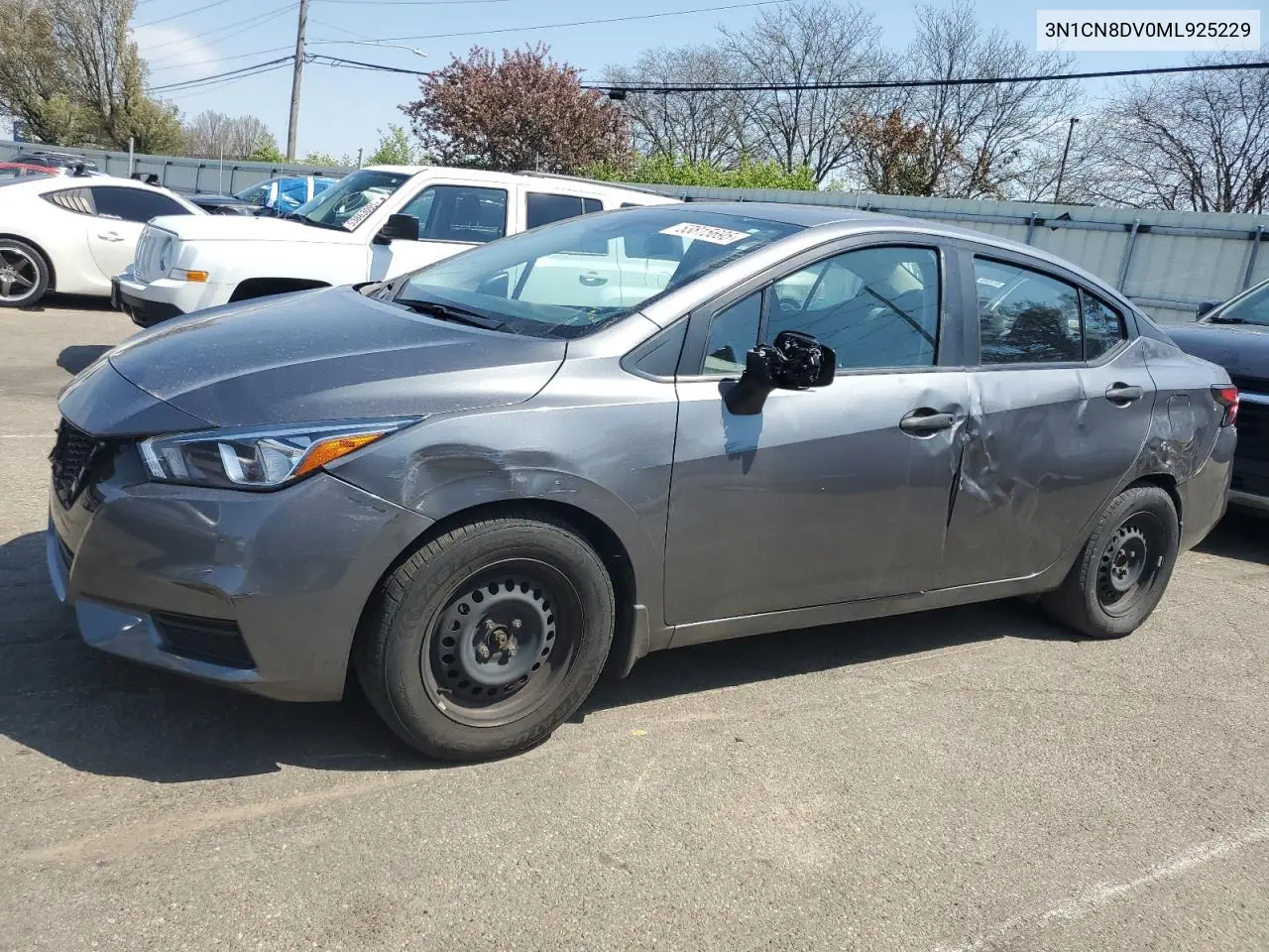 2021 Nissan Versa S VIN: 3N1CN8DV0ML925229 Lot: 53815695
