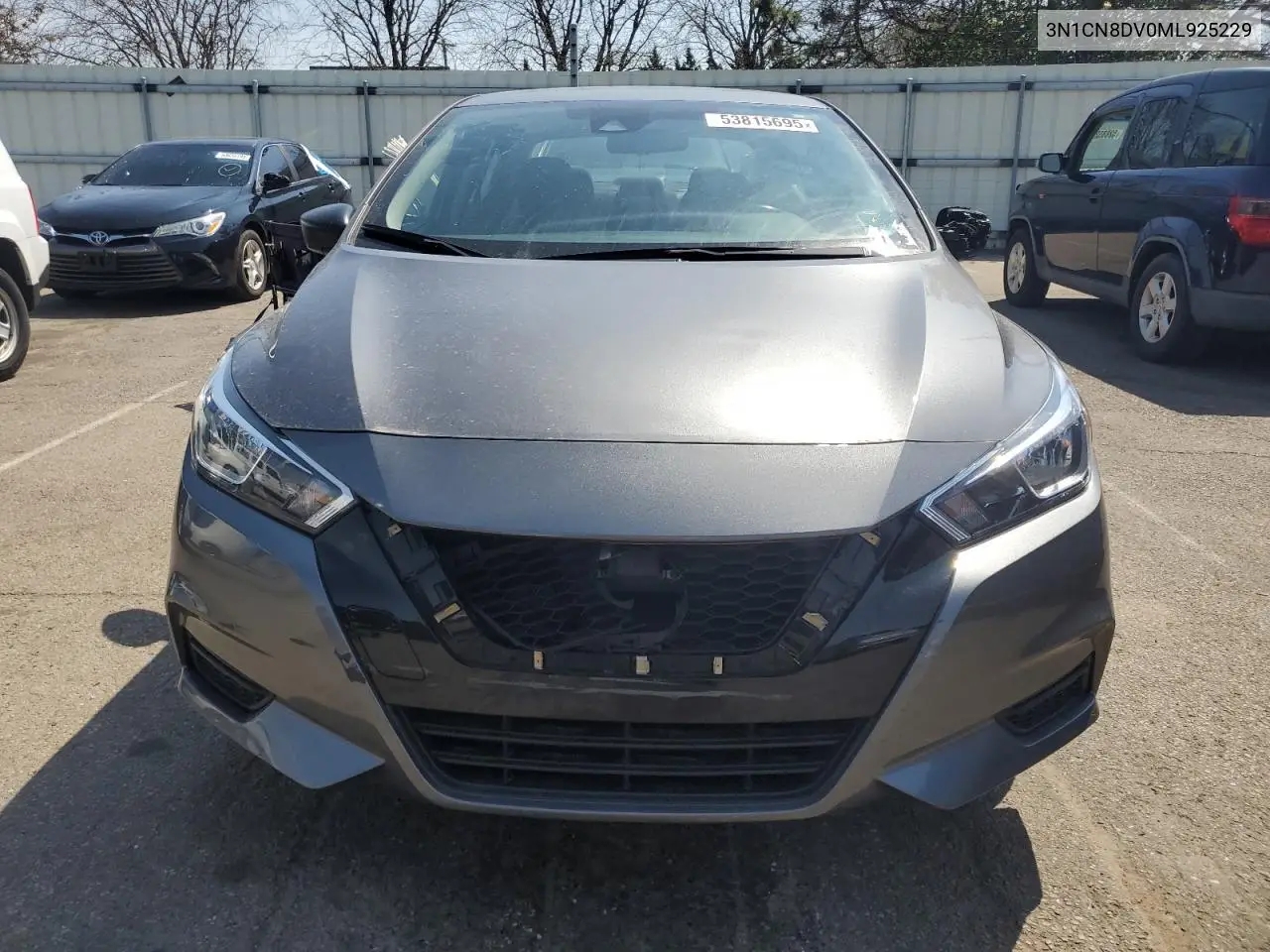2021 Nissan Versa S VIN: 3N1CN8DV0ML925229 Lot: 53815695