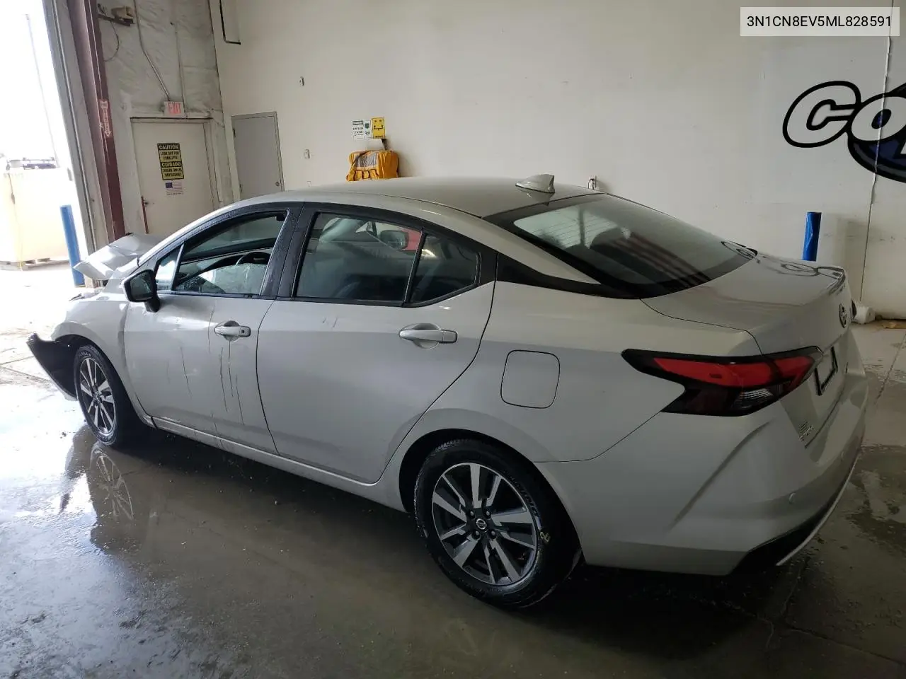 2021 Nissan Versa Sv VIN: 3N1CN8EV5ML828591 Lot: 55176005