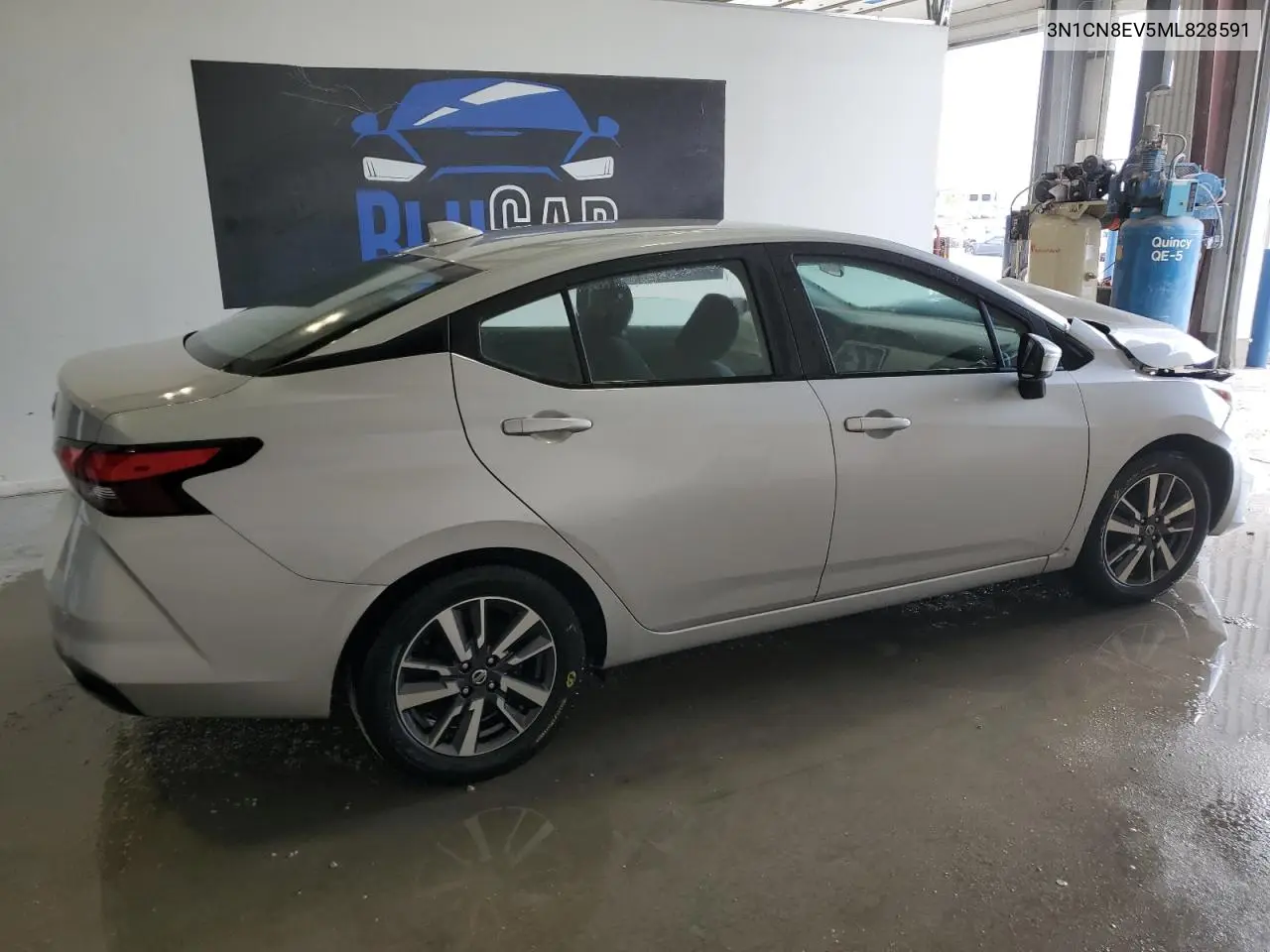 2021 Nissan Versa Sv VIN: 3N1CN8EV5ML828591 Lot: 55176005