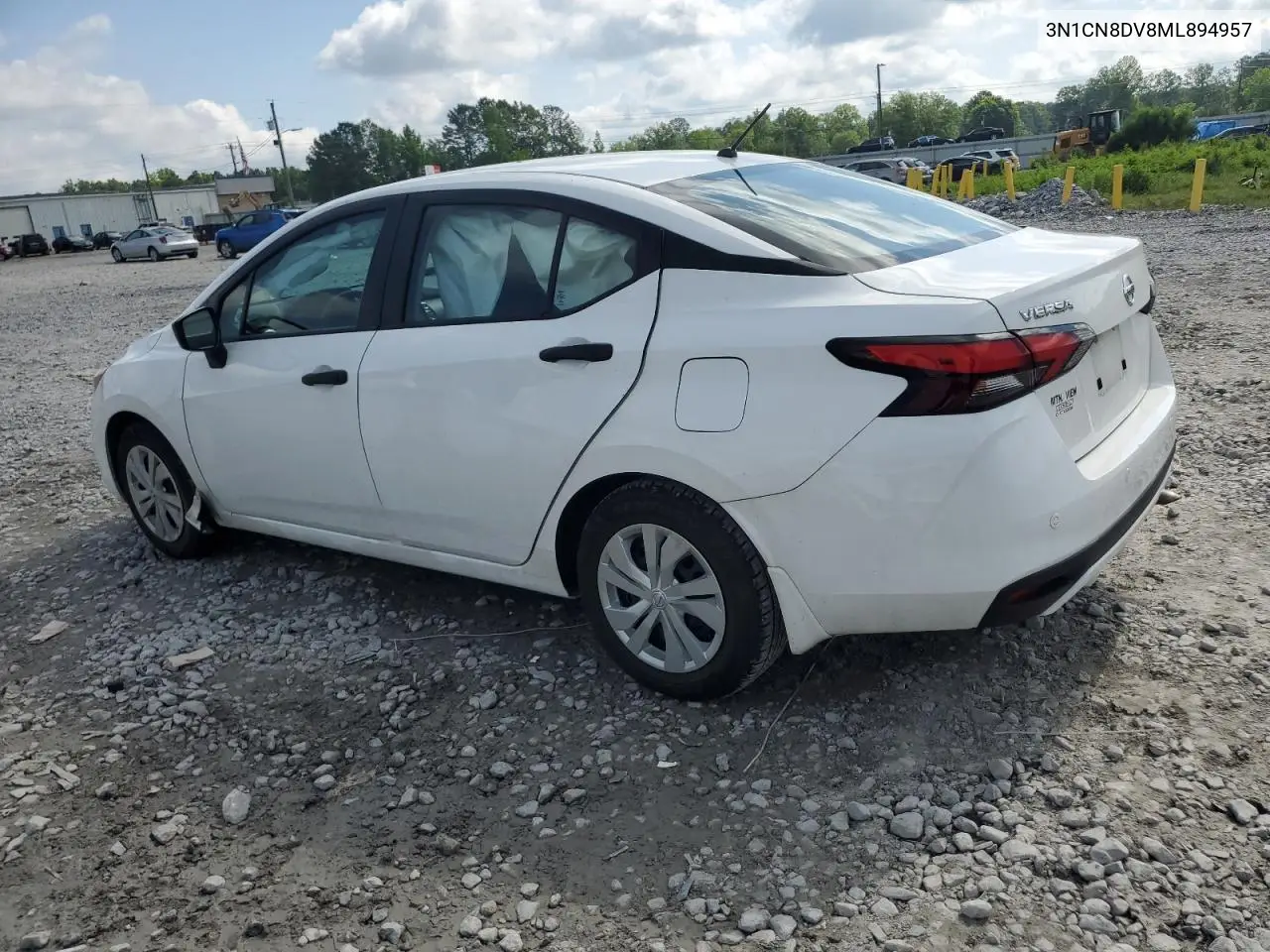 2021 Nissan Versa S VIN: 3N1CN8DV8ML894957 Lot: 56838415