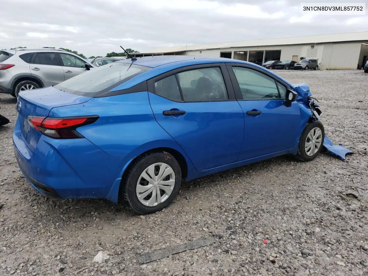 2021 Nissan Versa S VIN: 3N1CN8DV3ML857752 Lot: 56979695