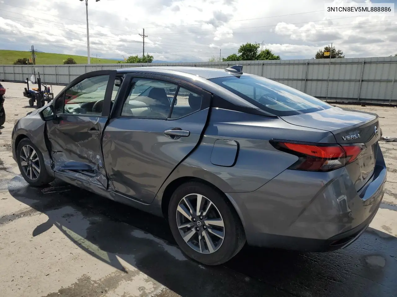 2021 Nissan Versa Sv VIN: 3N1CN8EV5ML888886 Lot: 59003575