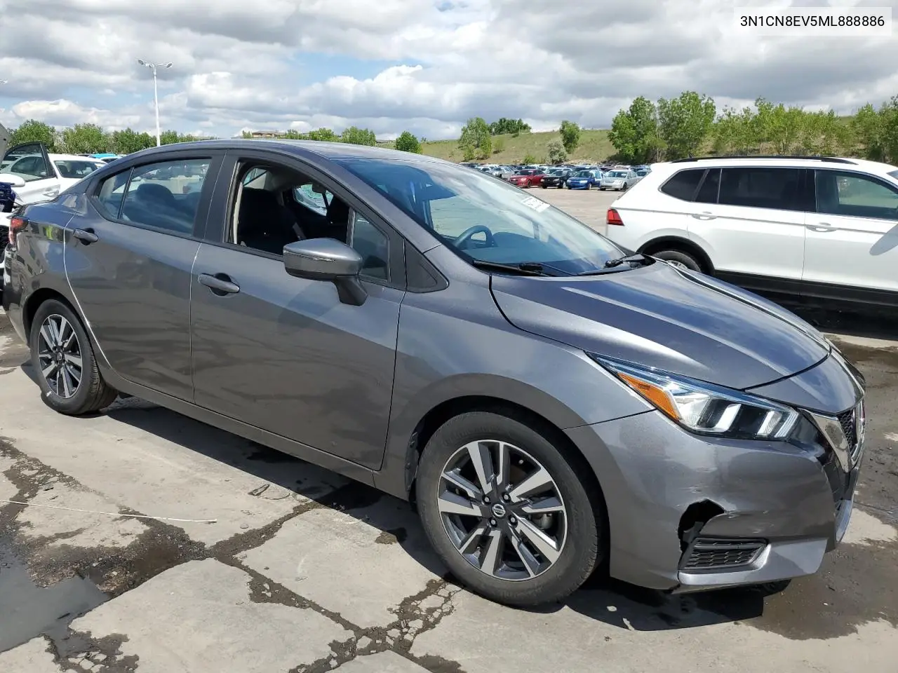 2021 Nissan Versa Sv VIN: 3N1CN8EV5ML888886 Lot: 59003575
