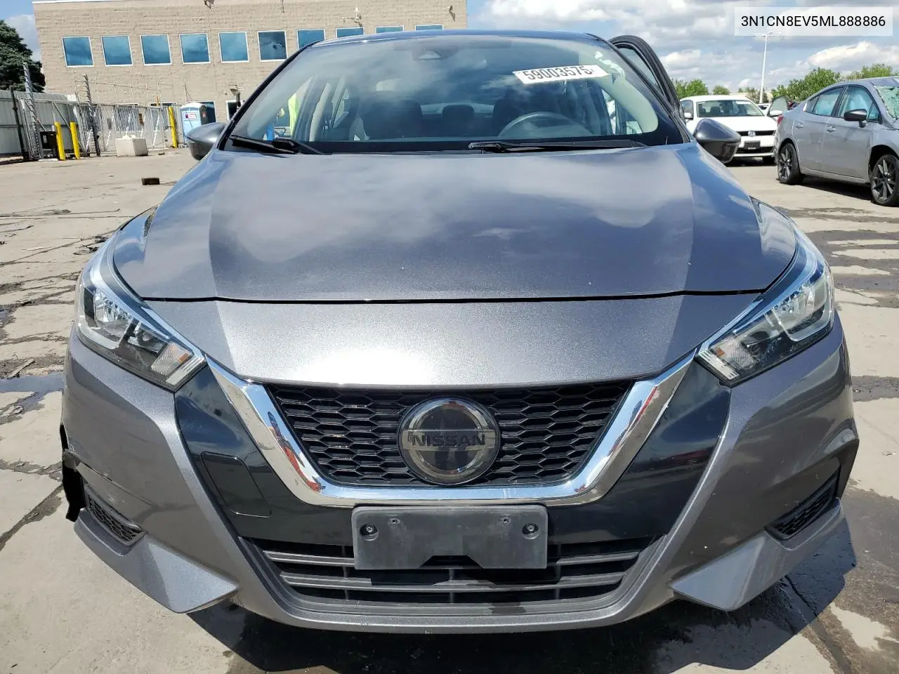 2021 Nissan Versa Sv VIN: 3N1CN8EV5ML888886 Lot: 59003575