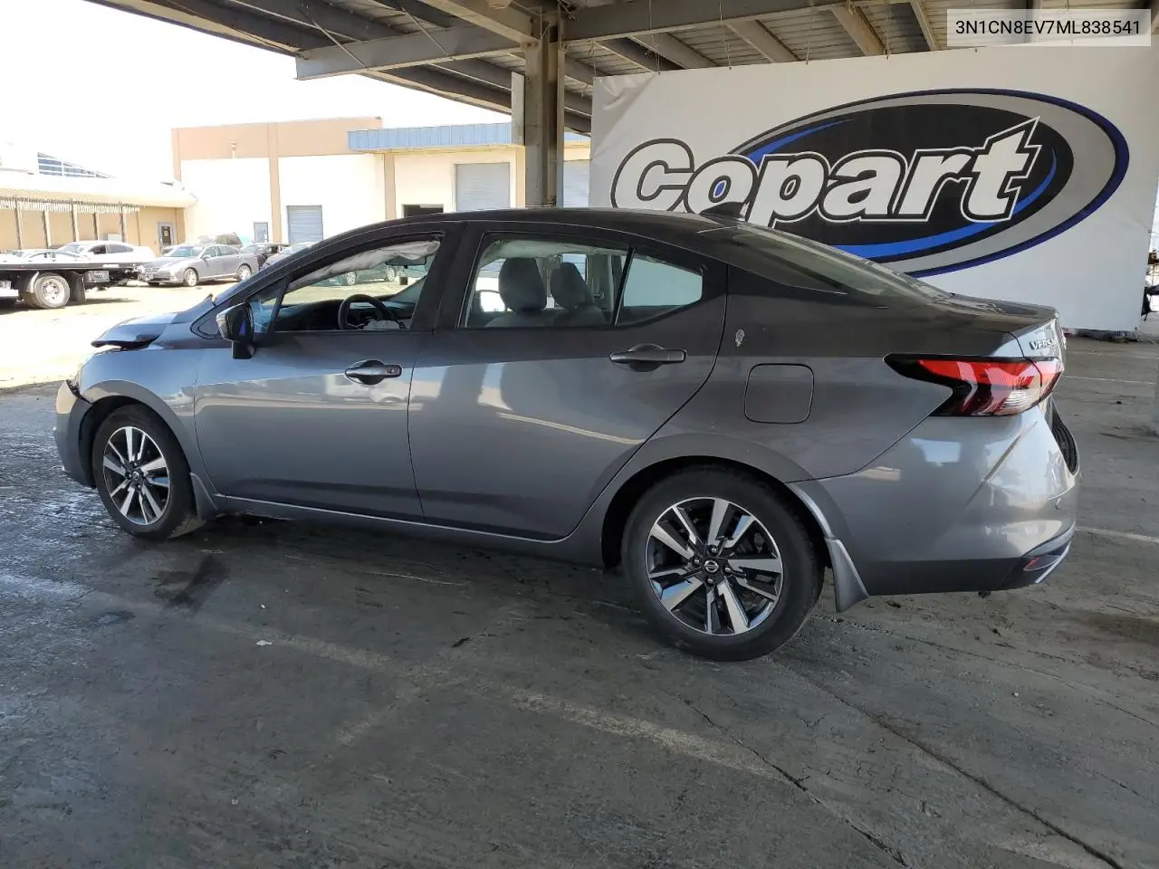 2021 Nissan Versa Sv VIN: 3N1CN8EV7ML838541 Lot: 61648435