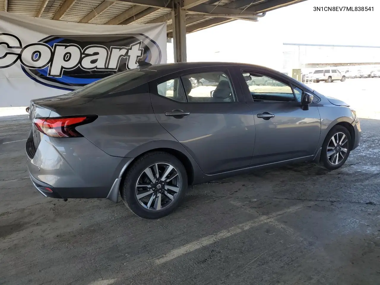 2021 Nissan Versa Sv VIN: 3N1CN8EV7ML838541 Lot: 61648435