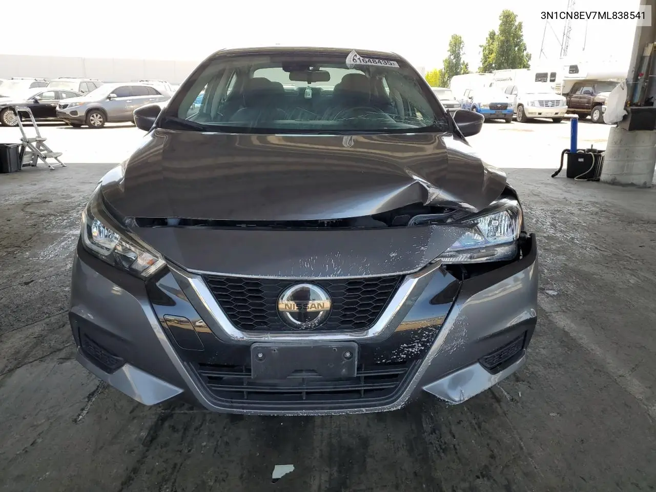 2021 Nissan Versa Sv VIN: 3N1CN8EV7ML838541 Lot: 61648435