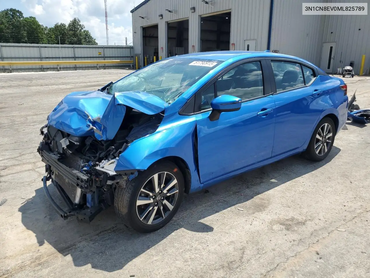 2021 Nissan Versa Sv VIN: 3N1CN8EV0ML825789 Lot: 61790915