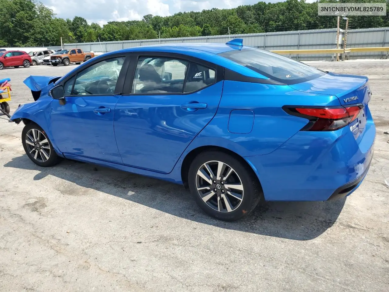 2021 Nissan Versa Sv VIN: 3N1CN8EV0ML825789 Lot: 61790915