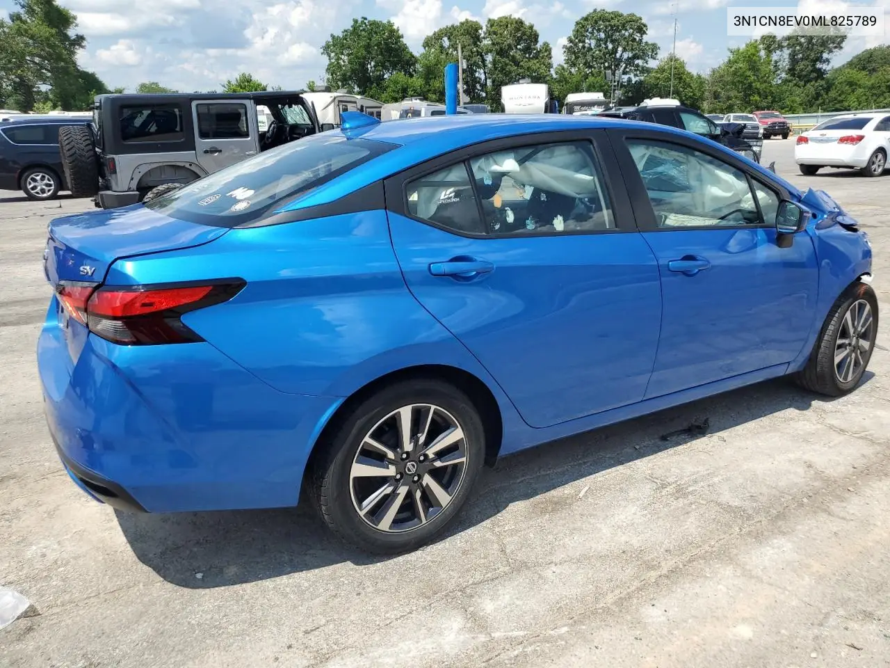 2021 Nissan Versa Sv VIN: 3N1CN8EV0ML825789 Lot: 61790915