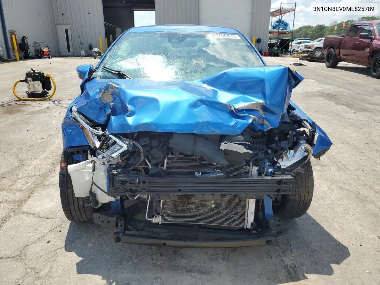 2021 Nissan Versa Sv VIN: 3N1CN8EV0ML825789 Lot: 61790915