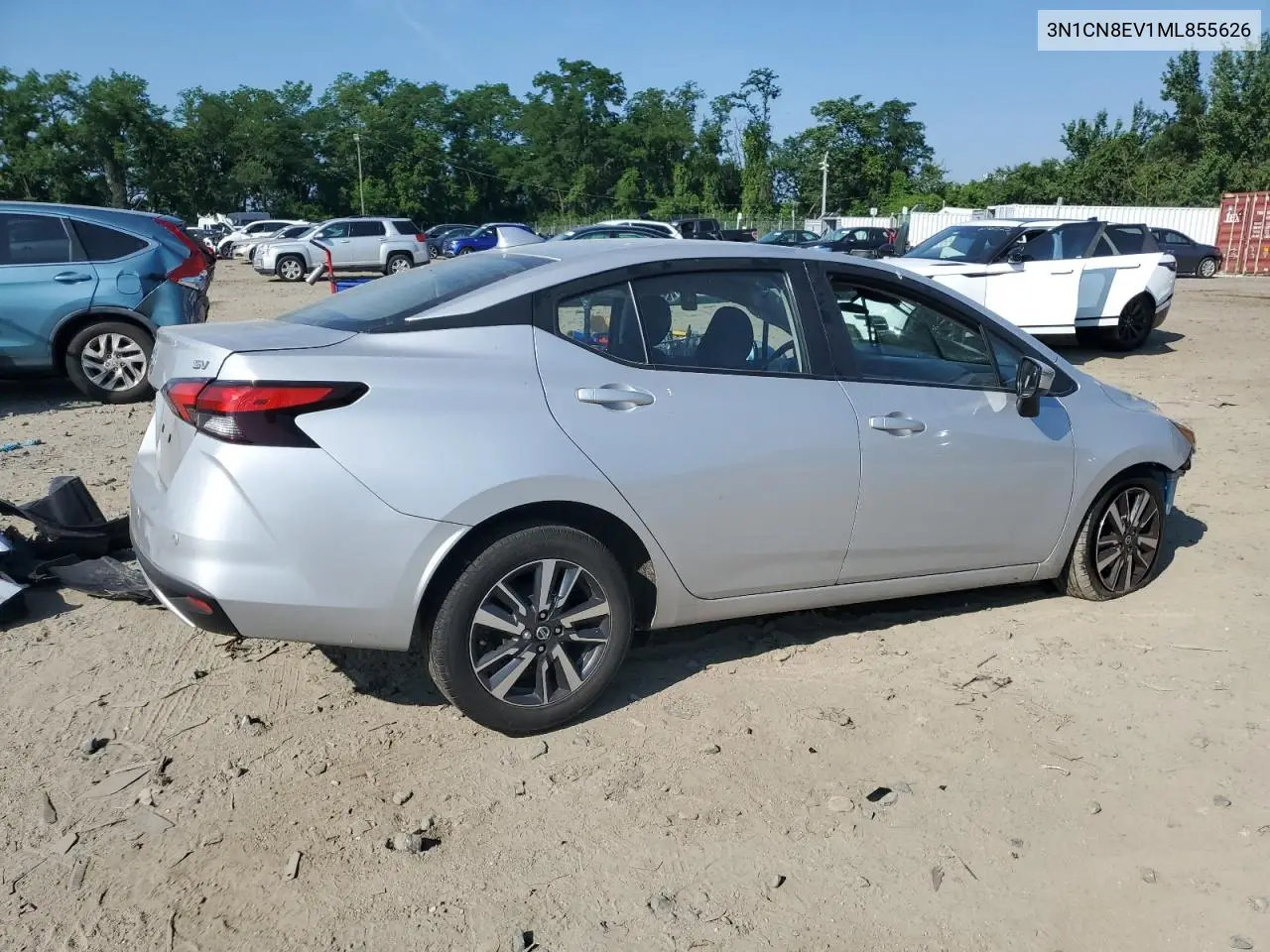 2021 Nissan Versa Sv VIN: 3N1CN8EV1ML855626 Lot: 61956665