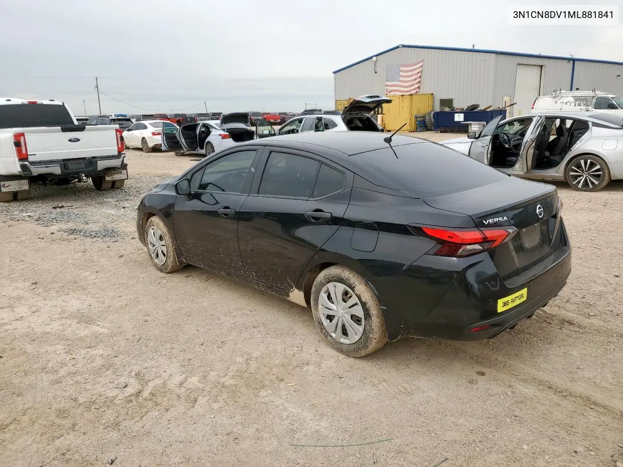 2021 Nissan Versa S VIN: 3N1CN8DV1ML881841 Lot: 62170835