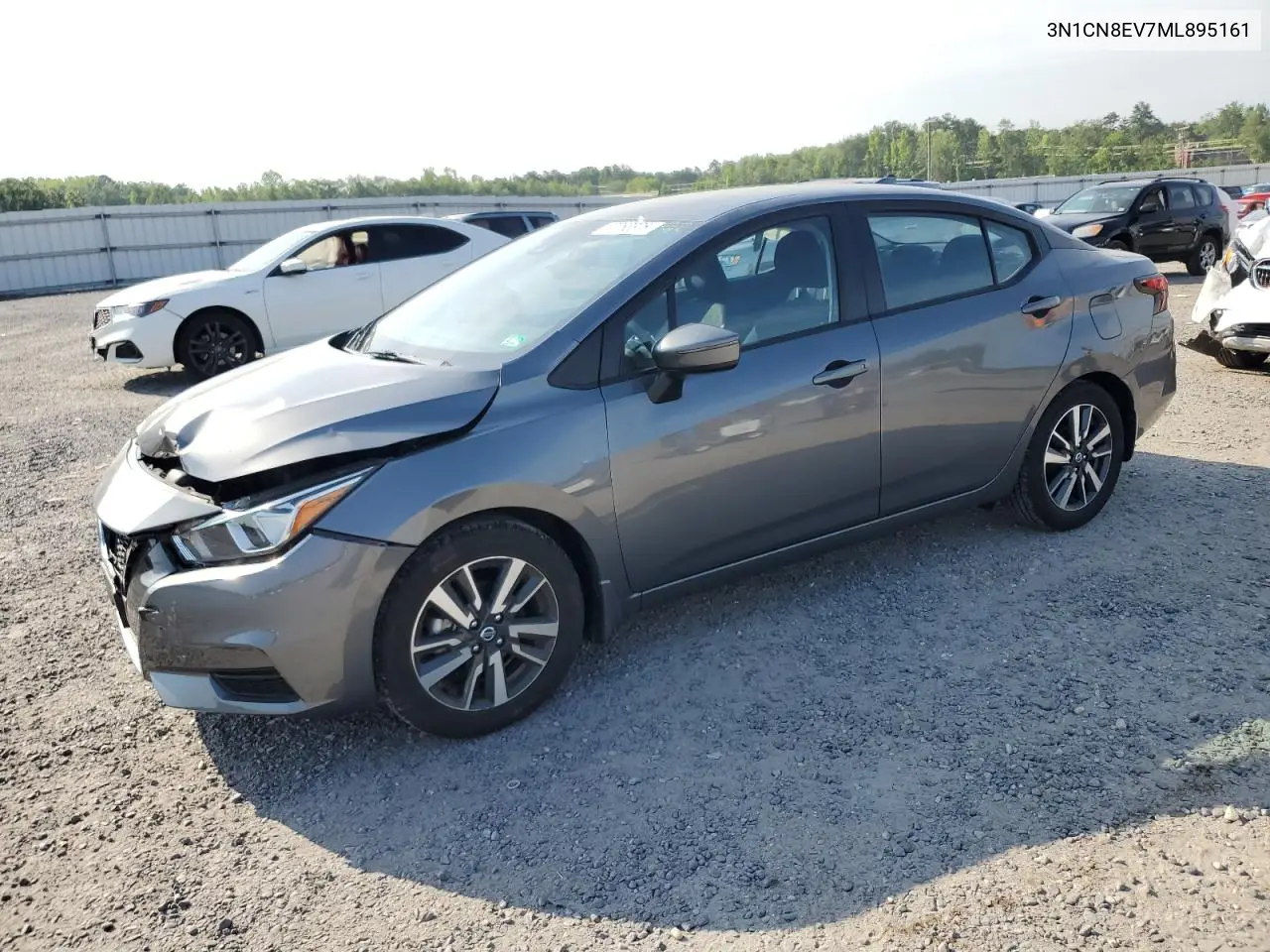 2021 Nissan Versa Sv VIN: 3N1CN8EV7ML895161 Lot: 62263305