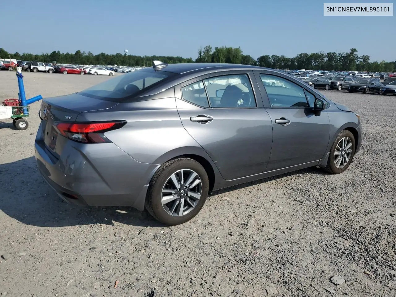2021 Nissan Versa Sv VIN: 3N1CN8EV7ML895161 Lot: 62263305