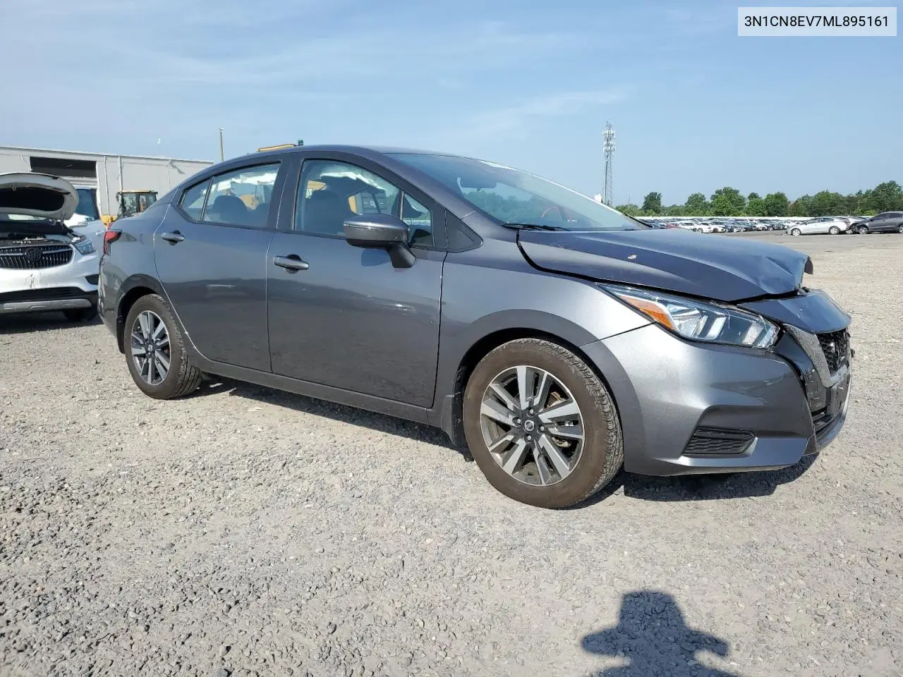 2021 Nissan Versa Sv VIN: 3N1CN8EV7ML895161 Lot: 62263305