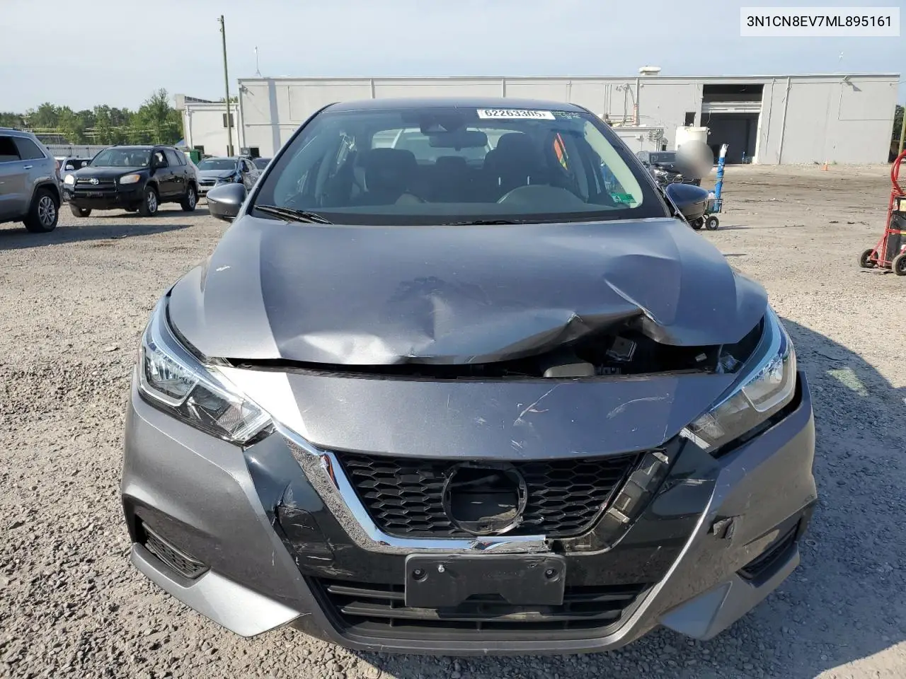 2021 Nissan Versa Sv VIN: 3N1CN8EV7ML895161 Lot: 62263305