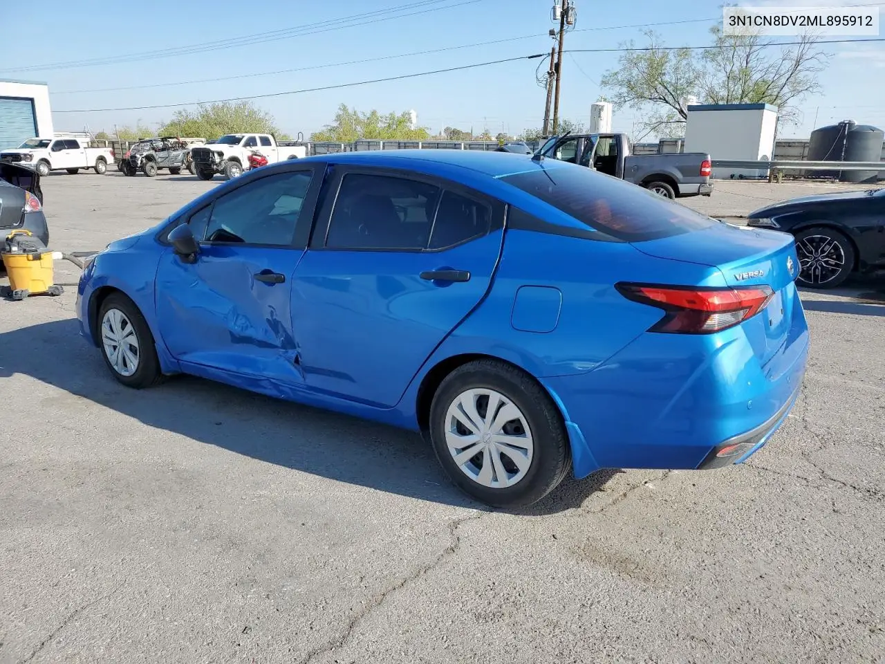 2021 Nissan Versa S VIN: 3N1CN8DV2ML895912 Lot: 62720855