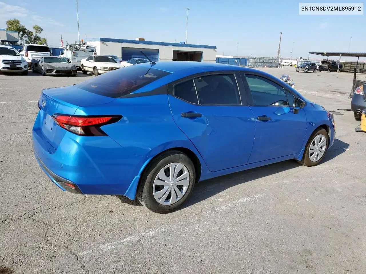 2021 Nissan Versa S VIN: 3N1CN8DV2ML895912 Lot: 62720855