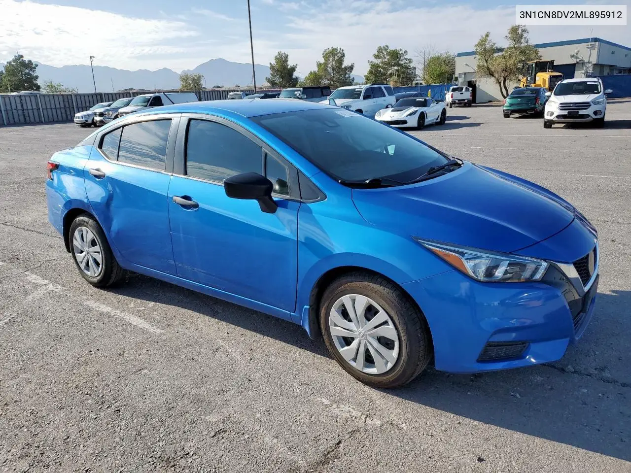 2021 Nissan Versa S VIN: 3N1CN8DV2ML895912 Lot: 62720855