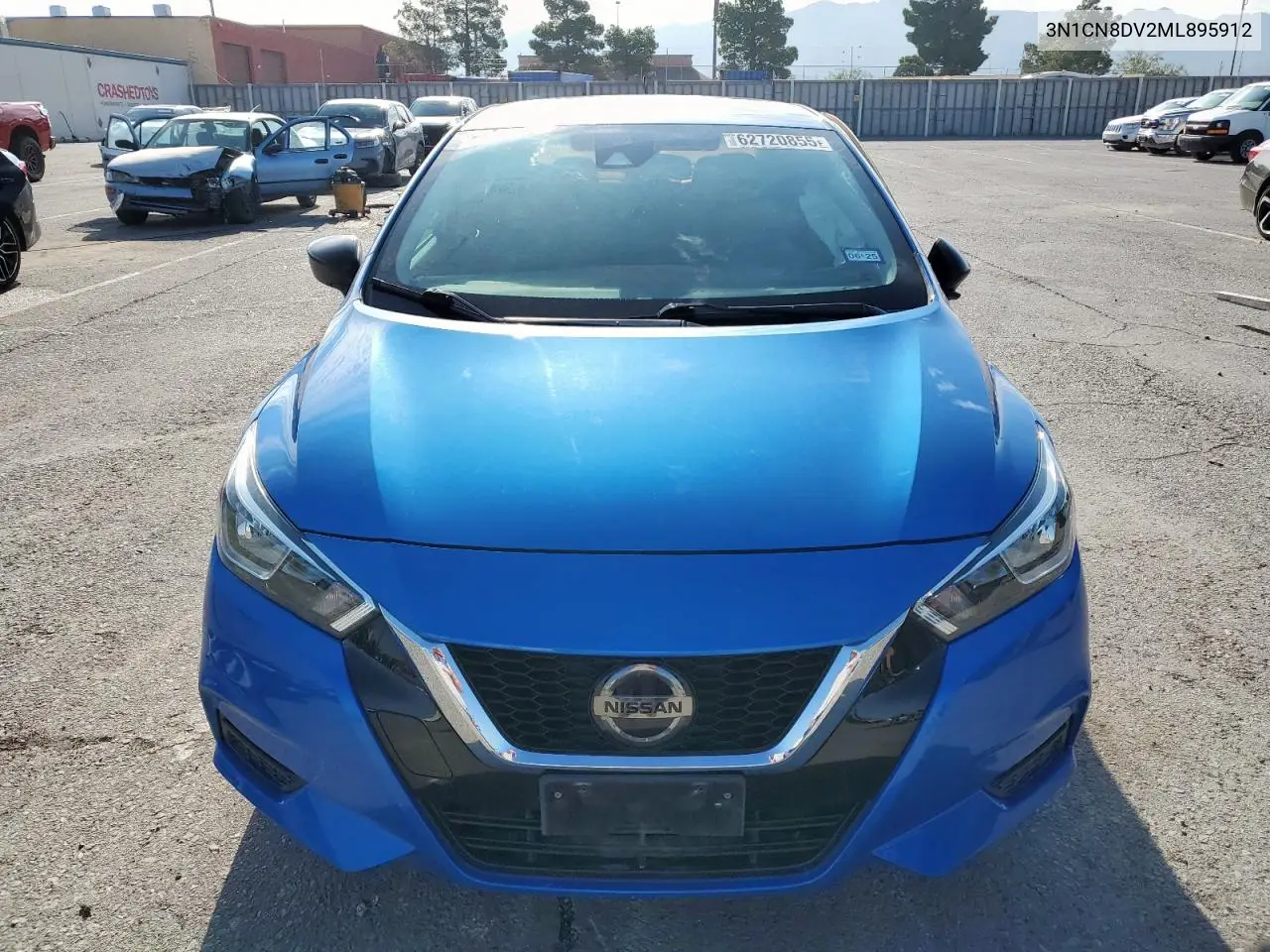 2021 Nissan Versa S VIN: 3N1CN8DV2ML895912 Lot: 62720855