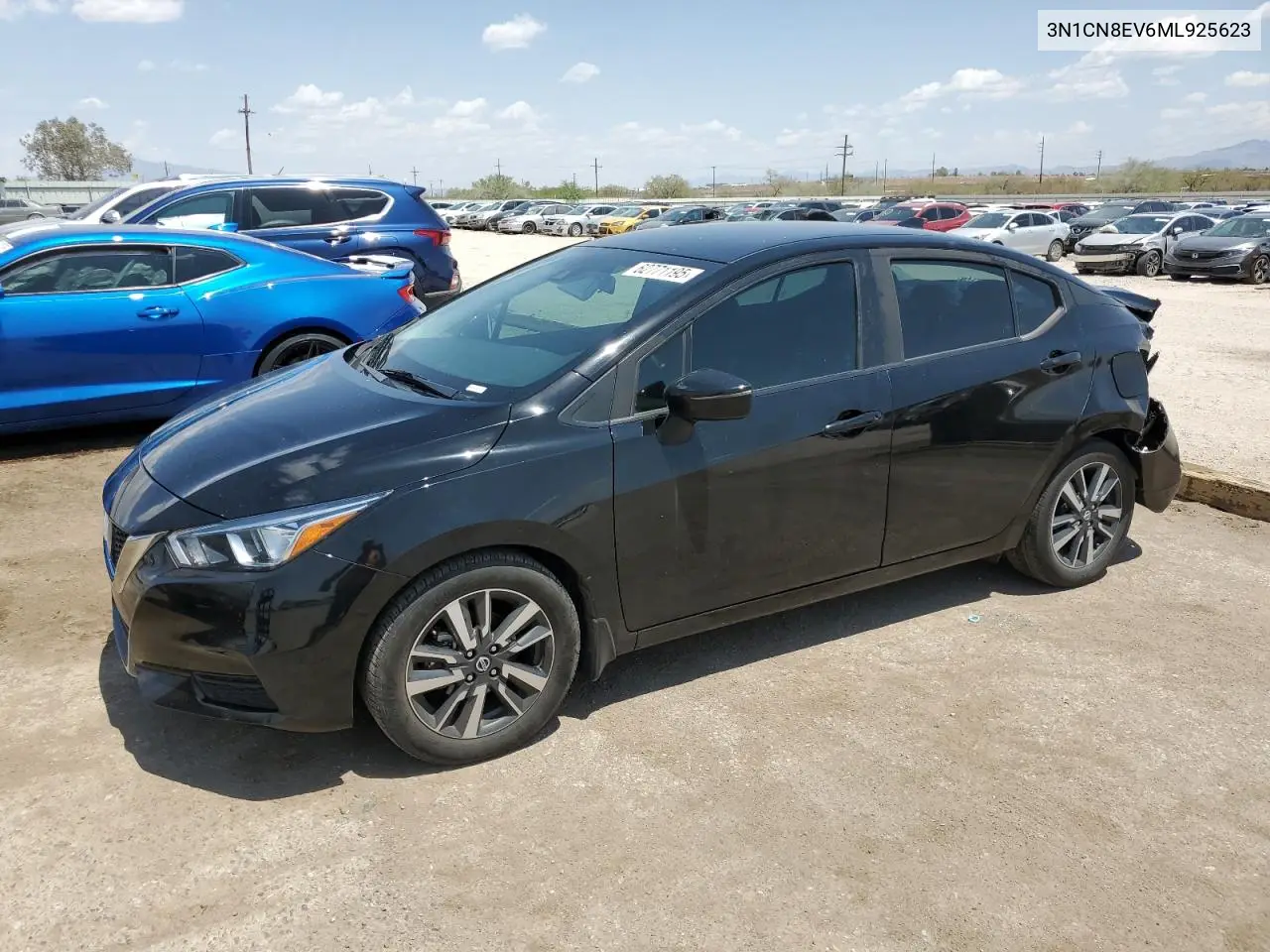 2021 Nissan Versa Sv VIN: 3N1CN8EV6ML925623 Lot: 62771195