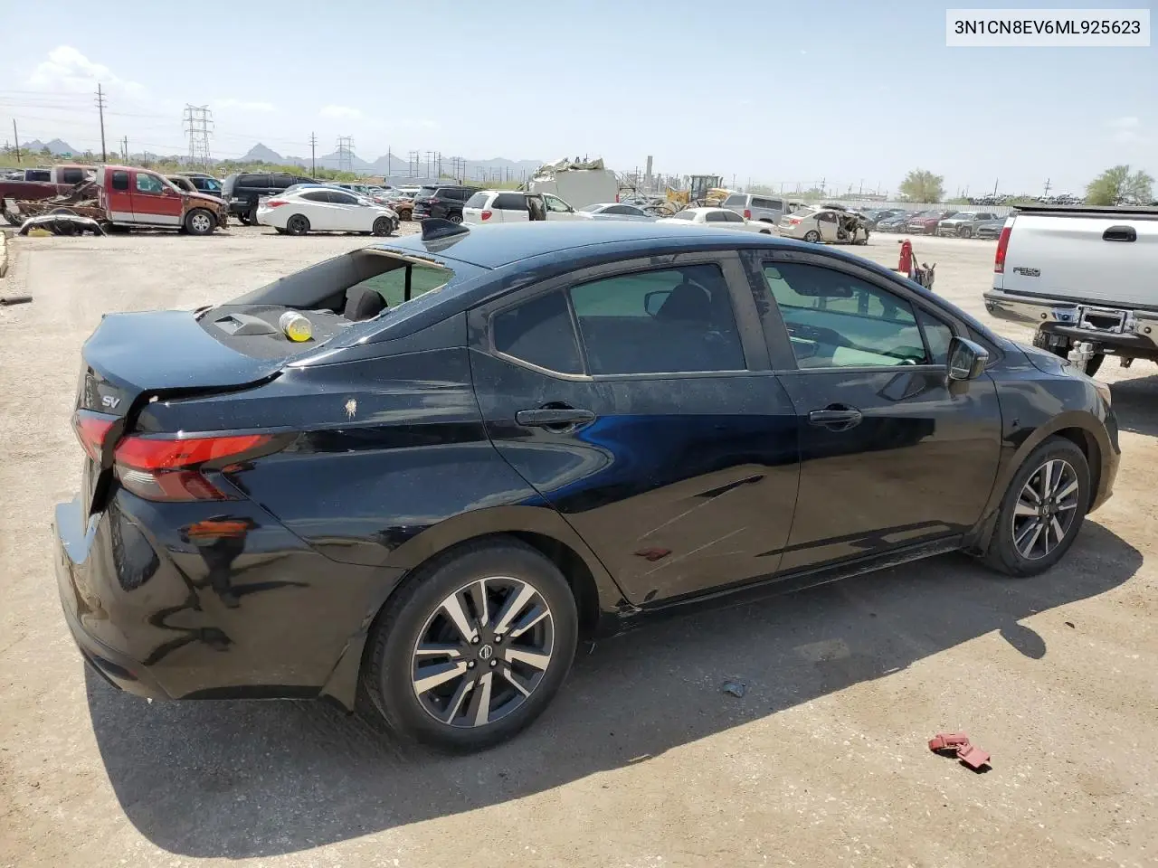 2021 Nissan Versa Sv VIN: 3N1CN8EV6ML925623 Lot: 62771195