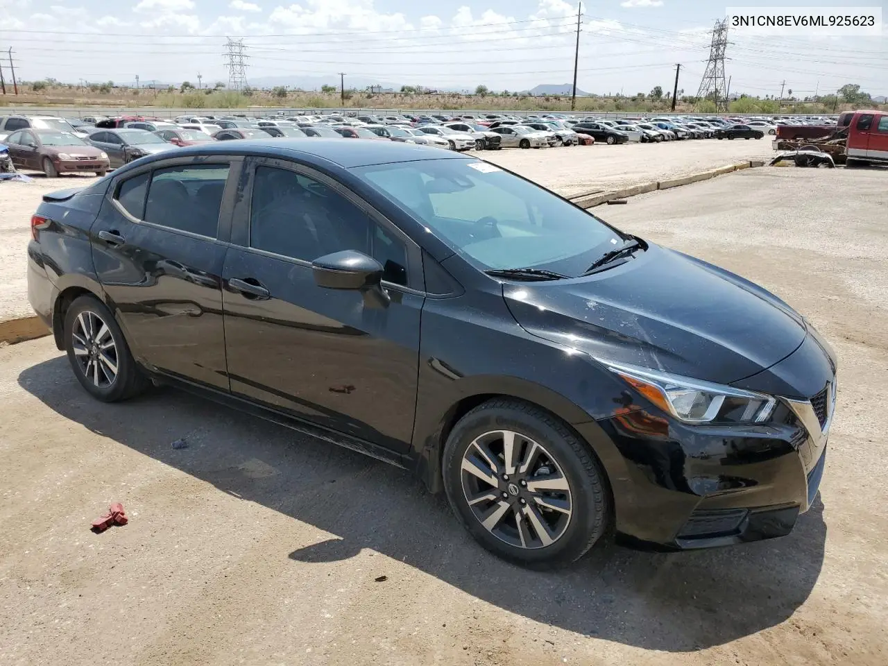 2021 Nissan Versa Sv VIN: 3N1CN8EV6ML925623 Lot: 62771195