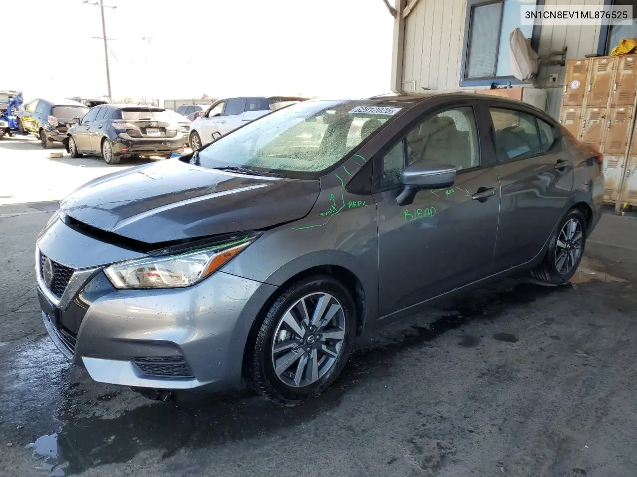 2021 Nissan Versa Sv VIN: 3N1CN8EV1ML876525 Lot: 62912025
