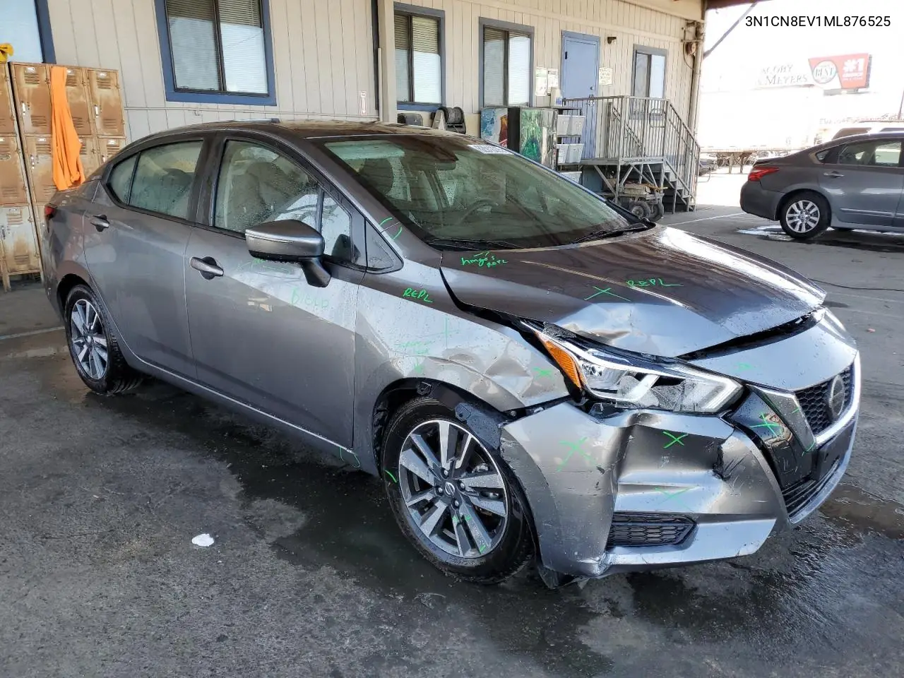2021 Nissan Versa Sv VIN: 3N1CN8EV1ML876525 Lot: 62912025