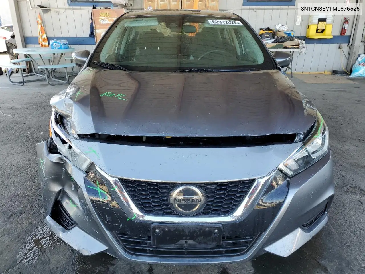 2021 Nissan Versa Sv VIN: 3N1CN8EV1ML876525 Lot: 62912025