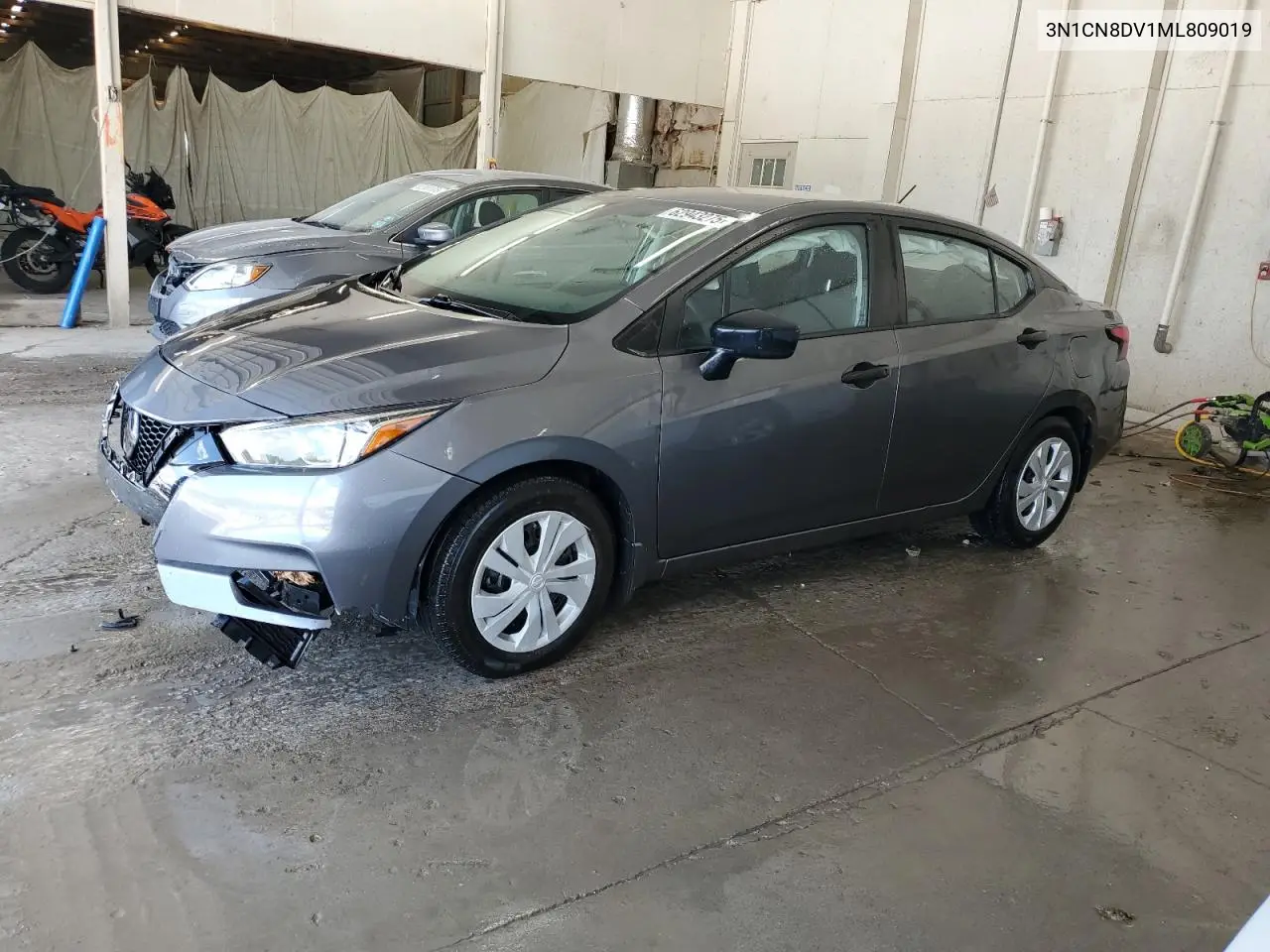 2021 Nissan Versa S VIN: 3N1CN8DV1ML809019 Lot: 62943275