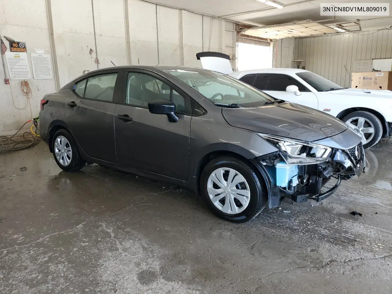 2021 Nissan Versa S VIN: 3N1CN8DV1ML809019 Lot: 62943275