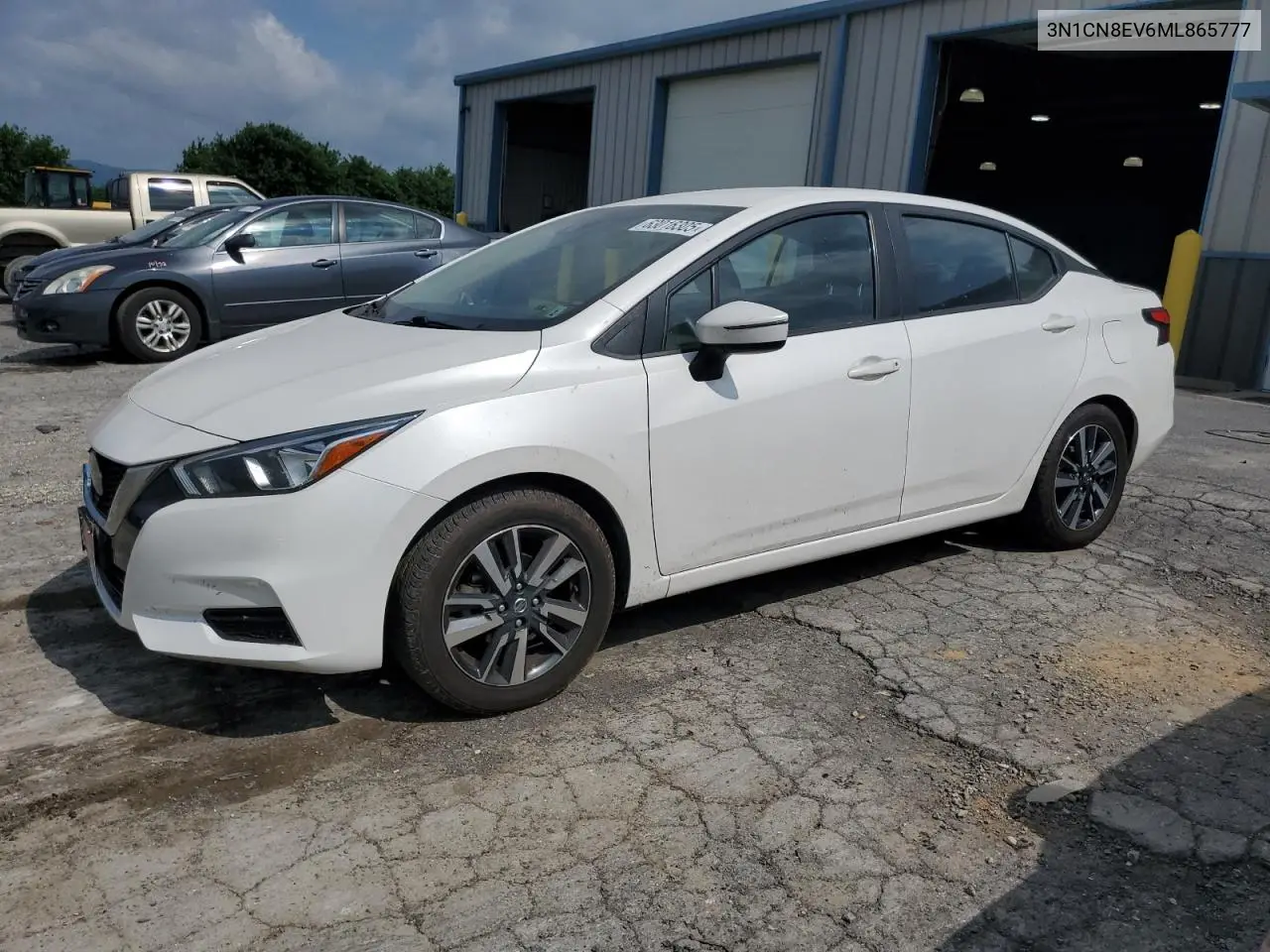 2021 Nissan Versa Sv VIN: 3N1CN8EV6ML865777 Lot: 63016305