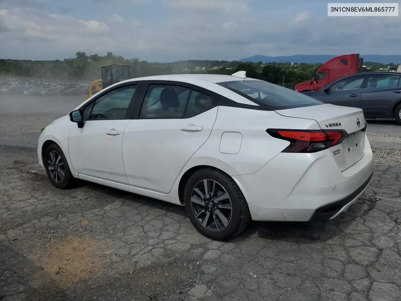 2021 Nissan Versa Sv VIN: 3N1CN8EV6ML865777 Lot: 63016305