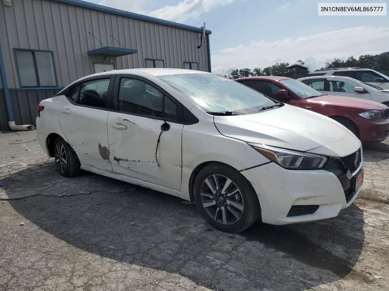 2021 Nissan Versa Sv VIN: 3N1CN8EV6ML865777 Lot: 63016305