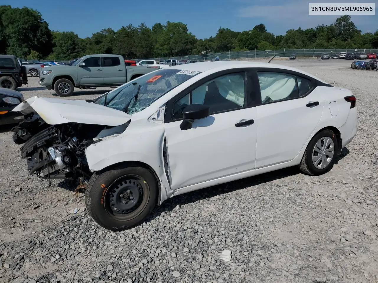 2021 Nissan Versa S VIN: 3N1CN8DV5ML906966 Lot: 63271795