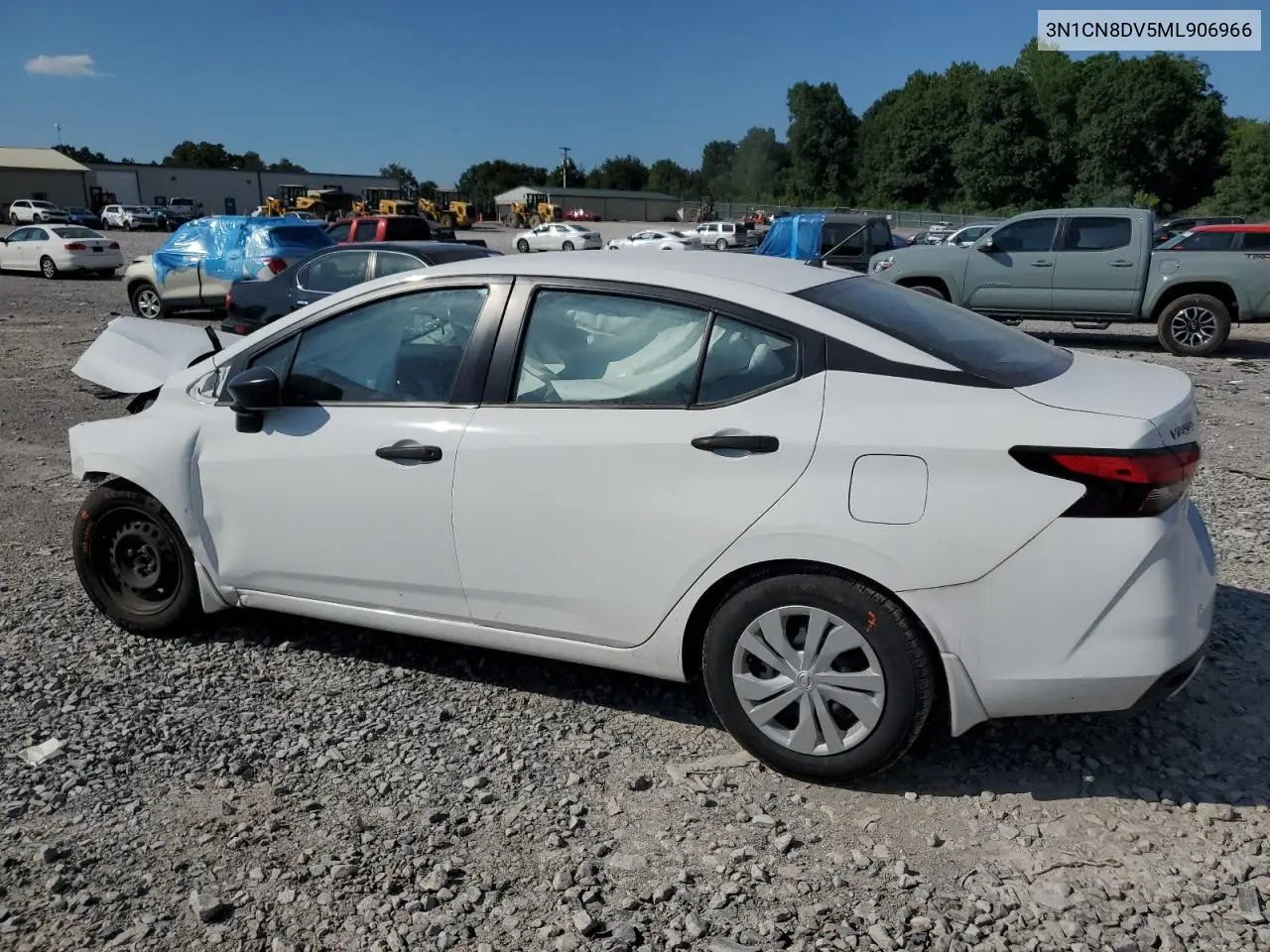 2021 Nissan Versa S VIN: 3N1CN8DV5ML906966 Lot: 63271795