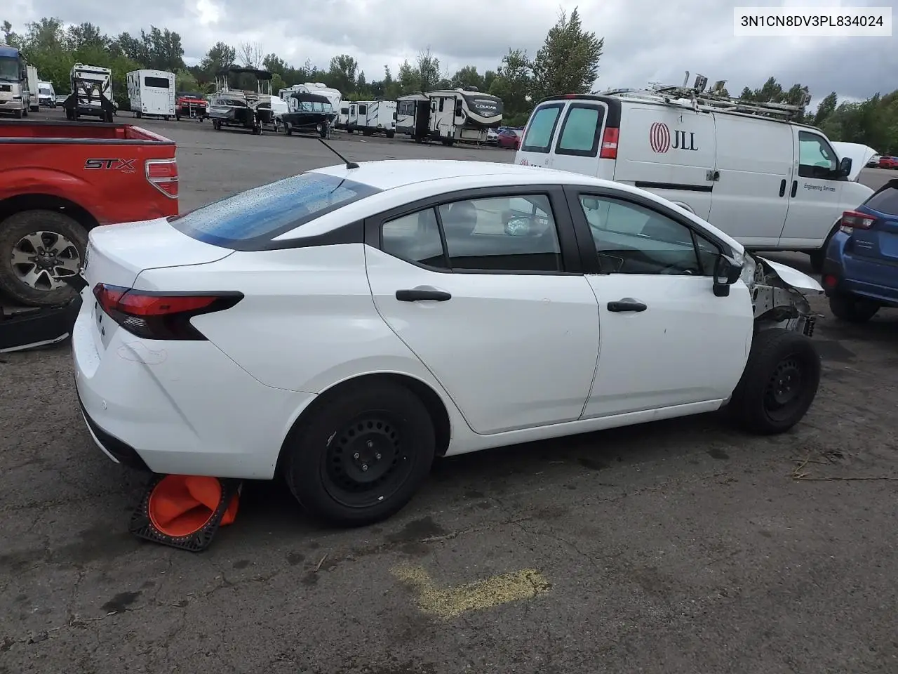2023 Nissan Versa S VIN: 3N1CN8DV3PL834024 Lot: 56683345