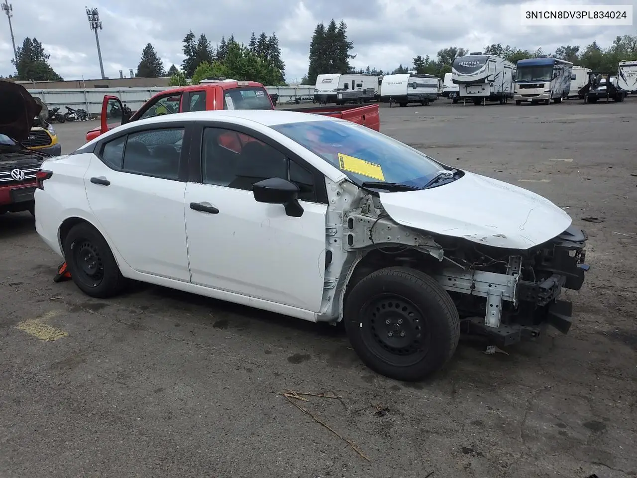 2023 Nissan Versa S VIN: 3N1CN8DV3PL834024 Lot: 56683345
