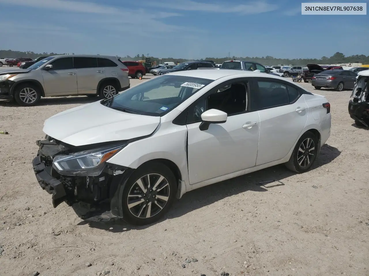 2024 Nissan Versa Sv VIN: 3N1CN8EV7RL907638 Lot: 56885955